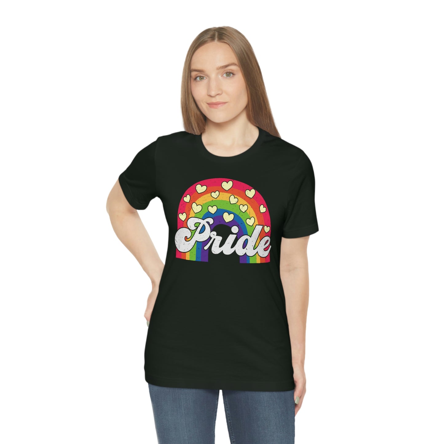 Pride Rainbow LGBTQIA Unisex Jersey Short Sleeve Tee