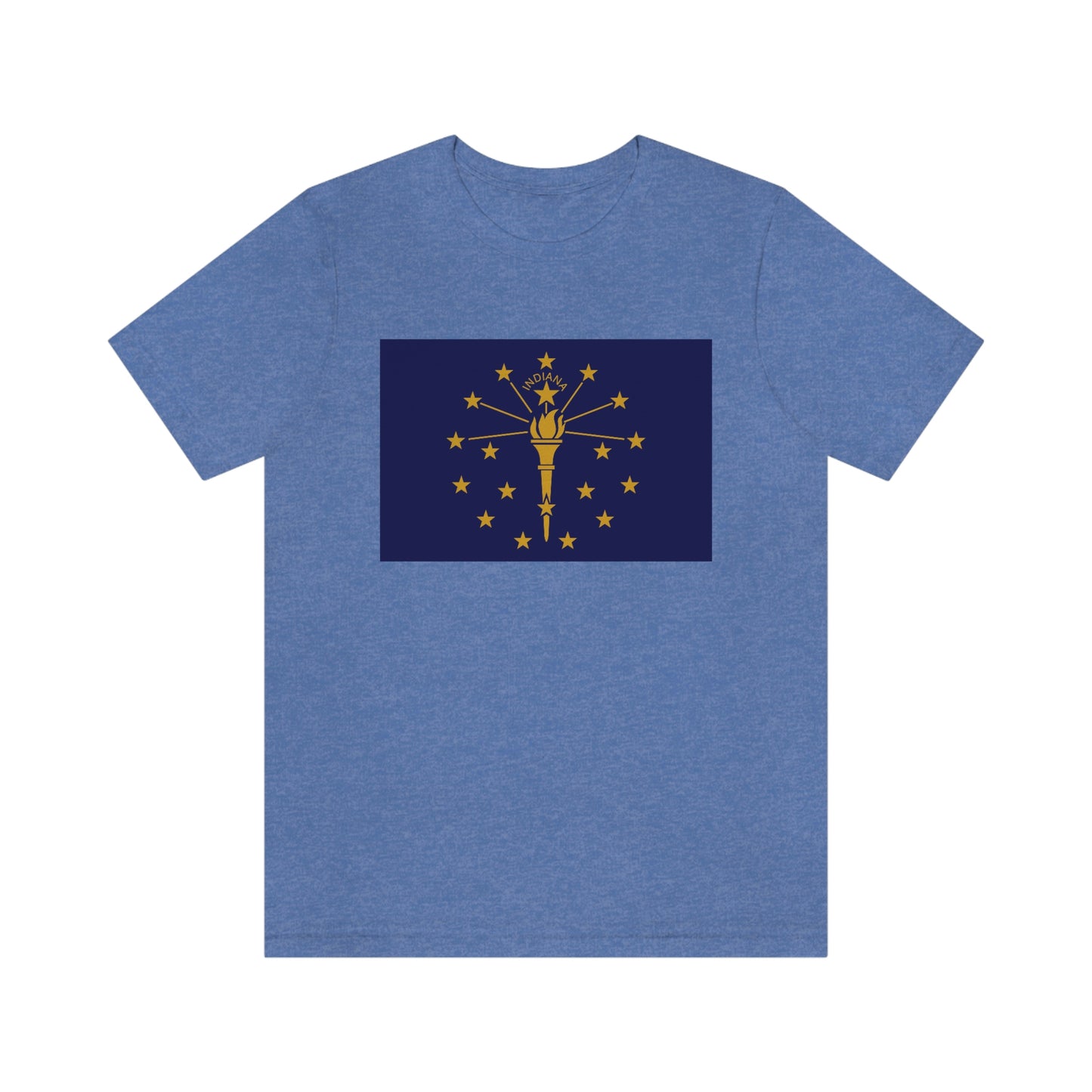 Indiana Flag Unisex Jersey Short Sleeve Tee Tshirt T-shirt