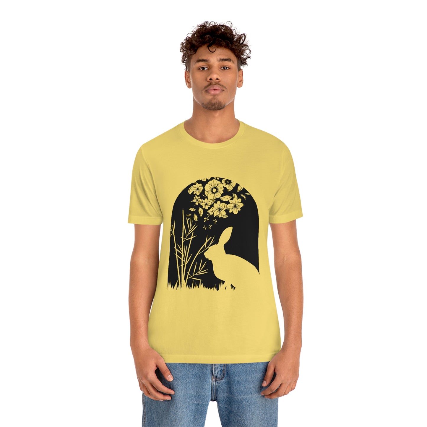 Bunny silhouette scene tshirt tee t-shirt