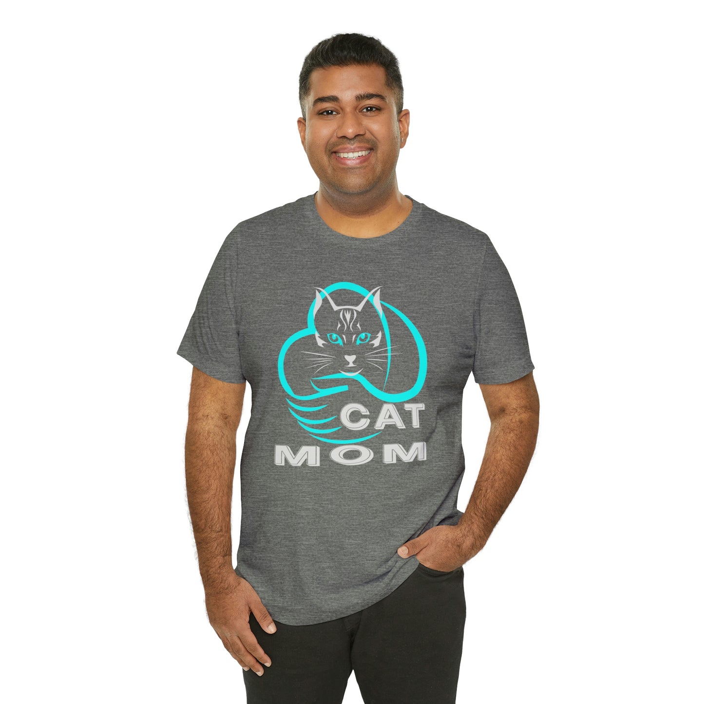 Cat Mom Short Sleeve T-shirt