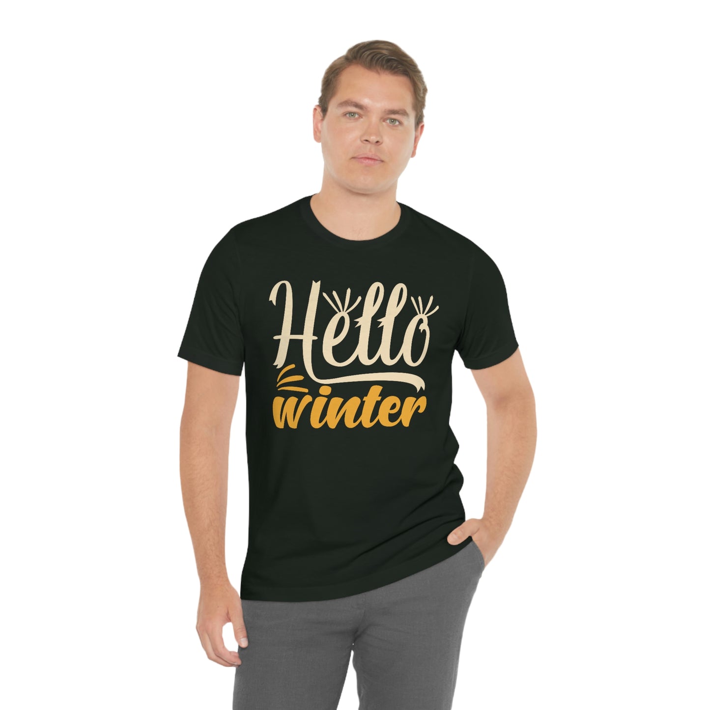 Hello Winter Unisex Jersey Short Sleeve Tee