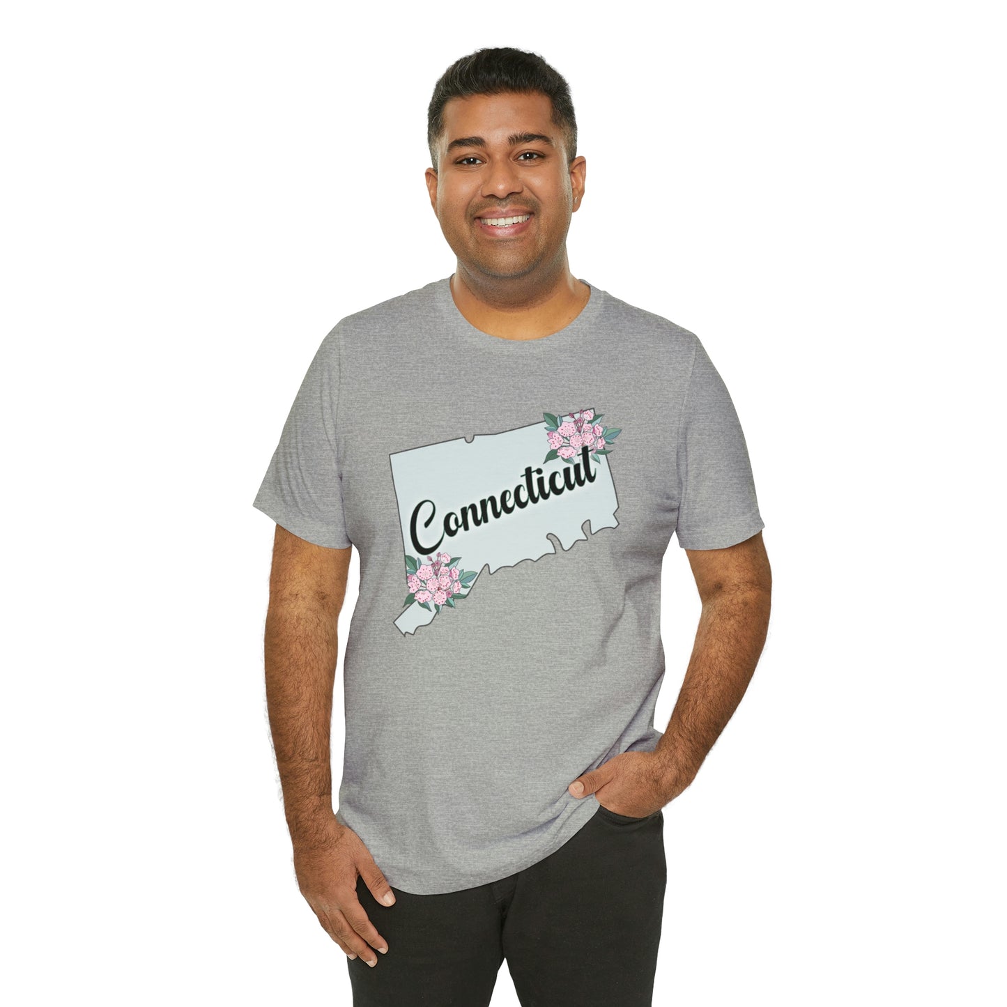 Connecticut State Flower Short Sleeve T-shirt