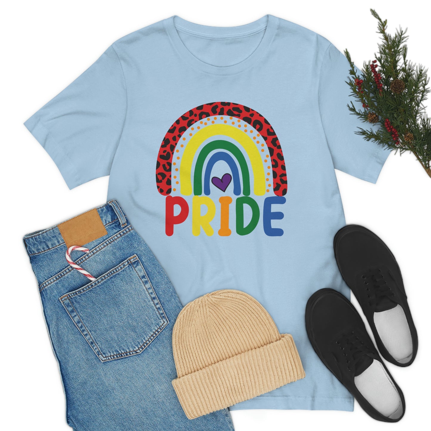 LGBTQIA Awareness Pride Print Unisex Jersey Short Sleeve Tee