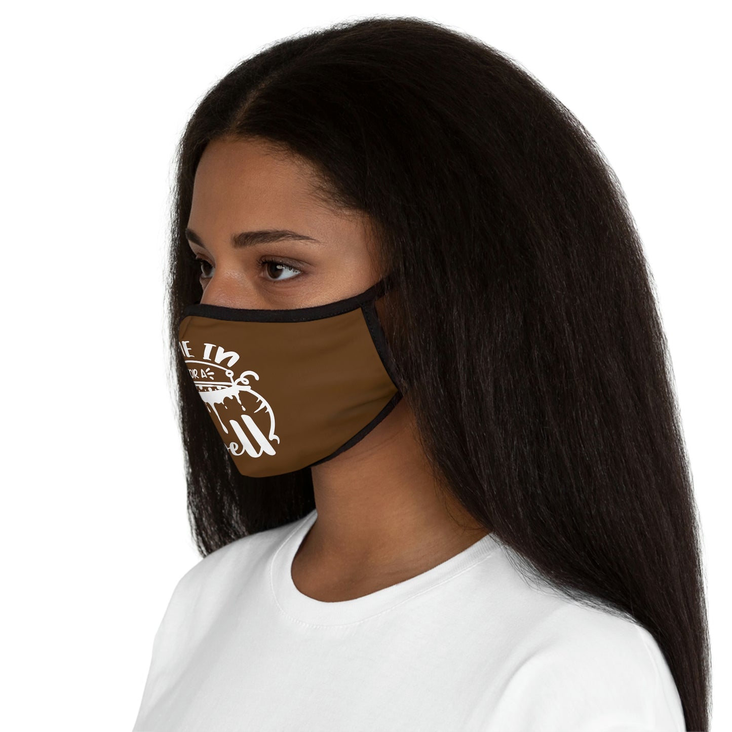Come in for a Spell Fitted Polyester Face Mask