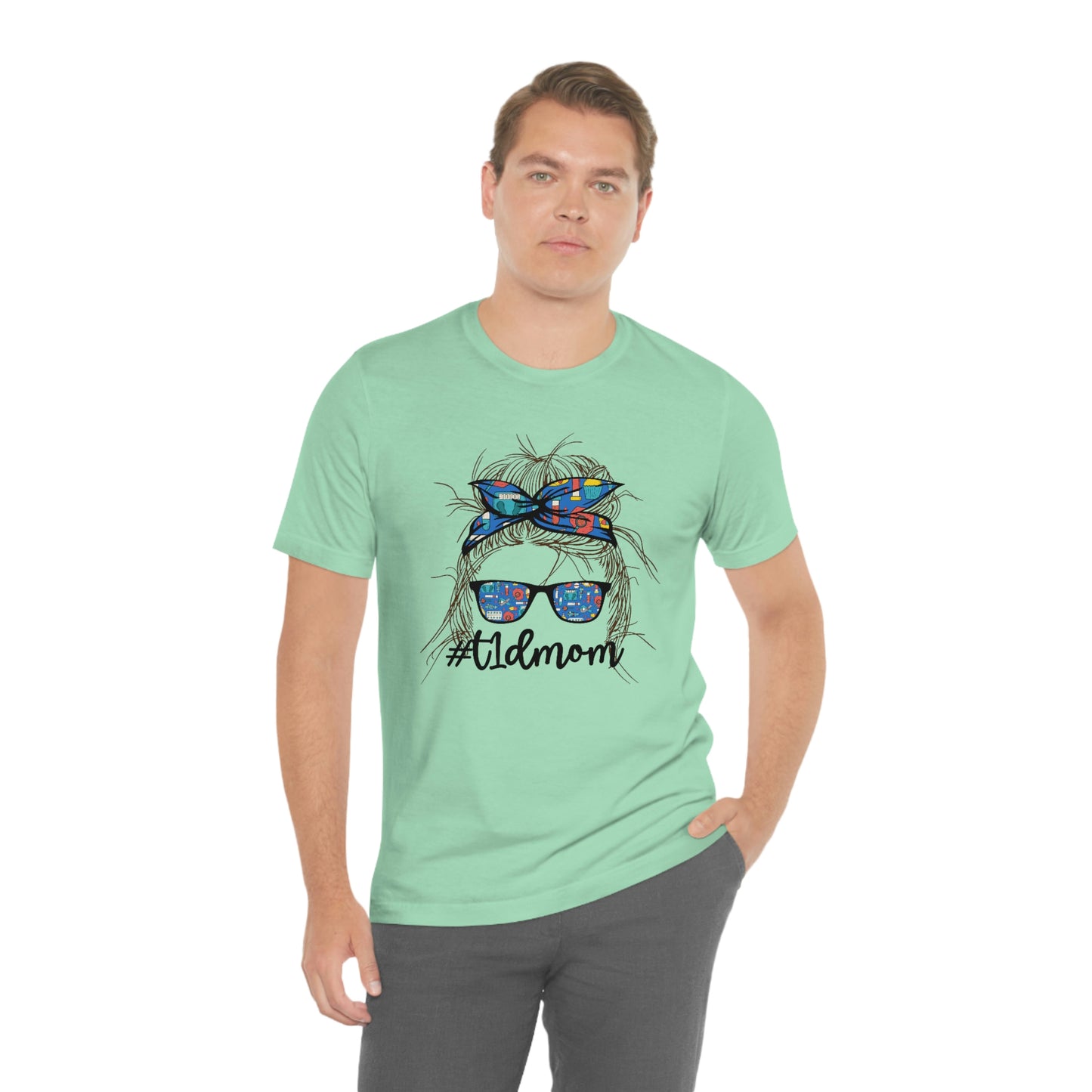 T1D Mom Diabetes Awareness tshirt t-shirt tee