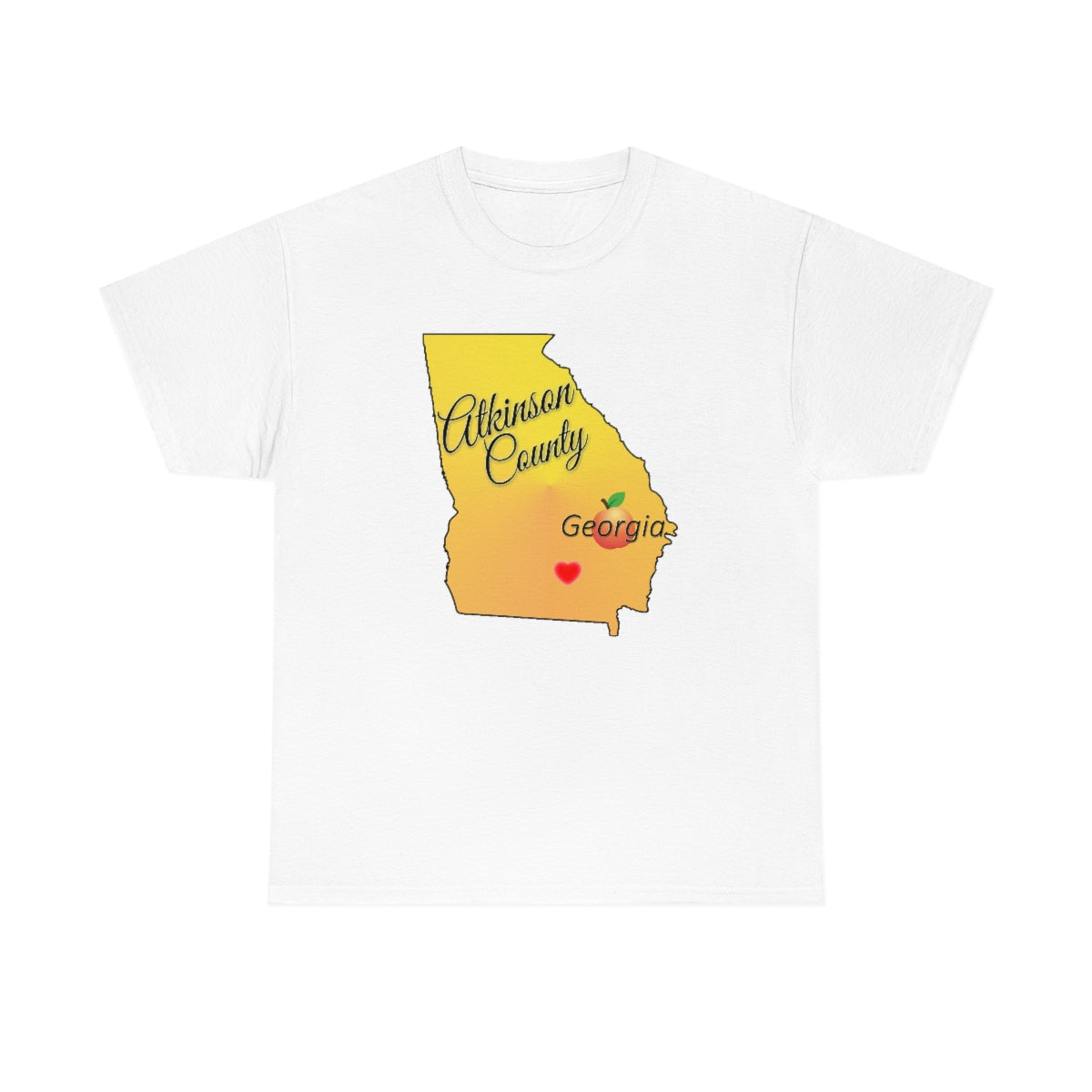 Atkinson County Georgia Unisex Heavy Cotton Tee