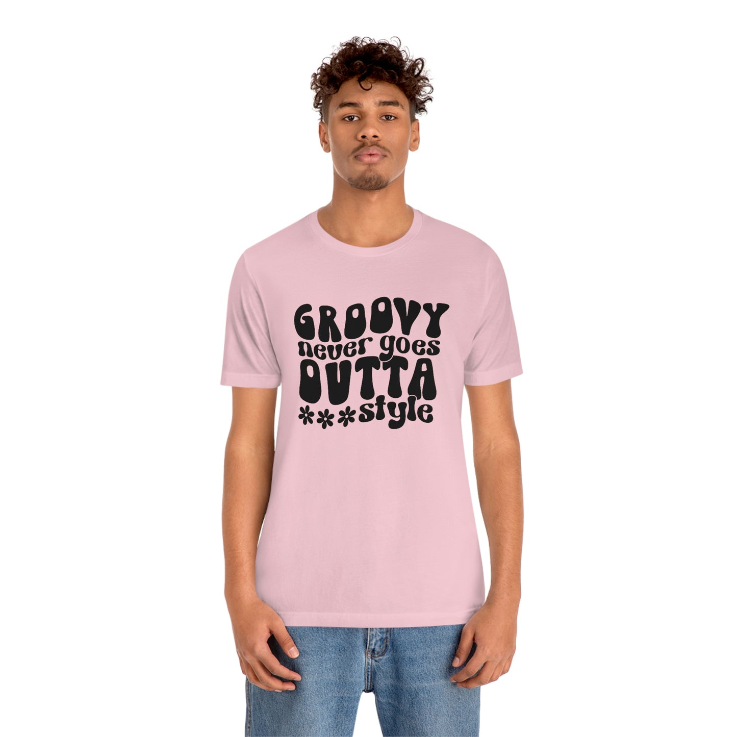 Groovy Never Goes Out of Style Unisex Jersey Short Sleeve Tee