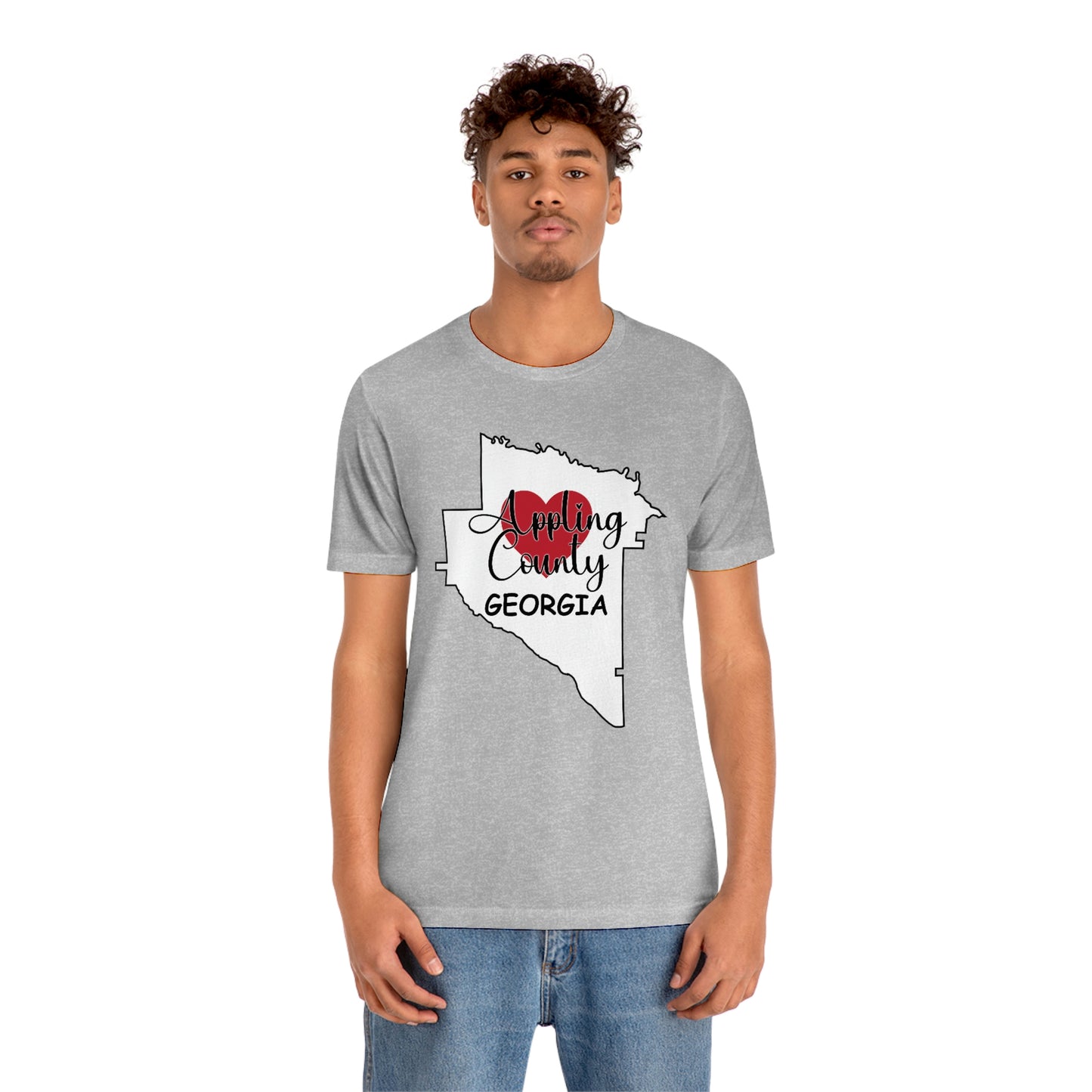 Appling County Georgia Unisex Jersey Short Sleeve Tee