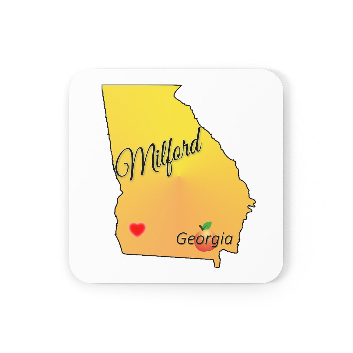 Milford Georgia Corkwood Coaster Set