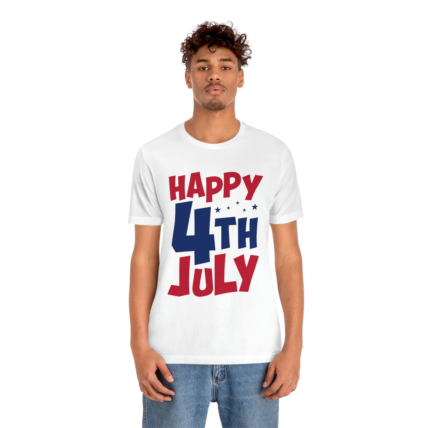 Happy 4th of July Unisex Jersey Short Sleeve Tee