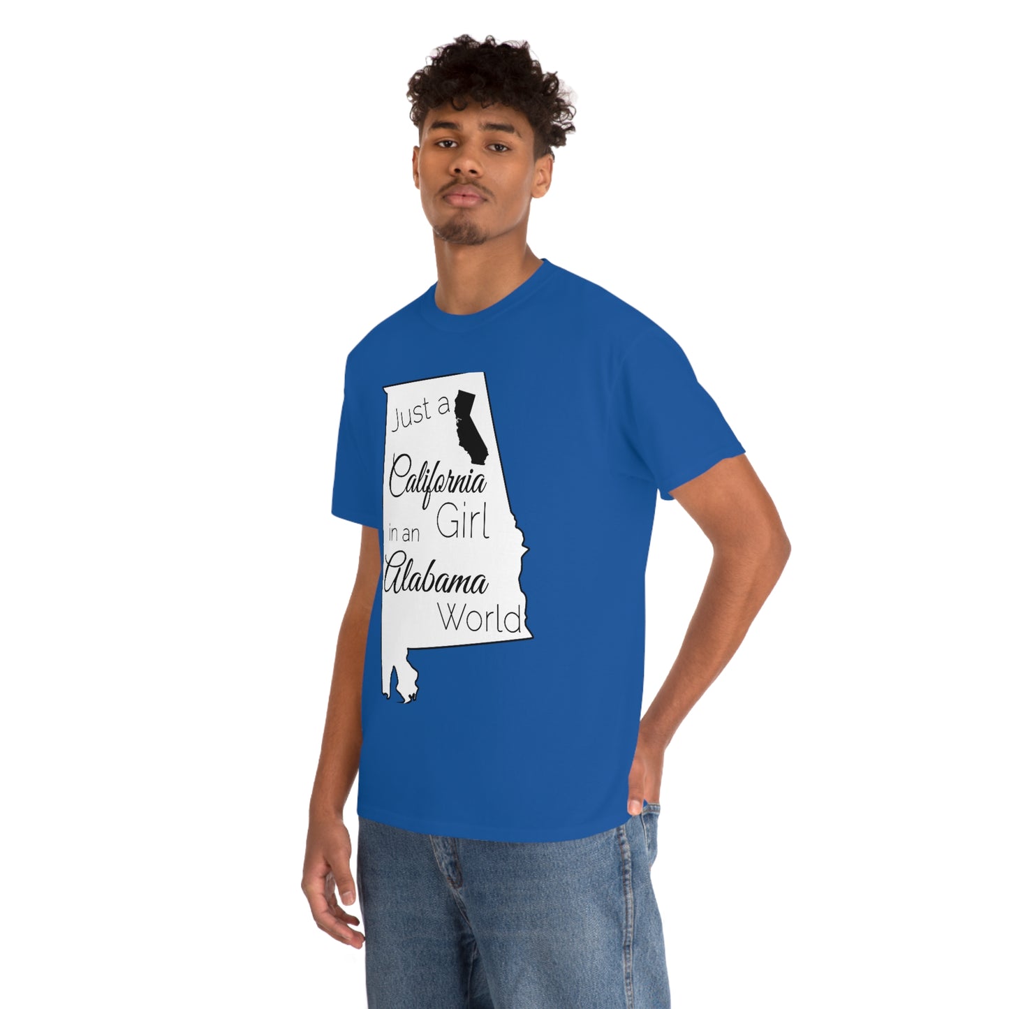 Just a California Girl in an Alabama World Unisex Heavy Cotton Tee