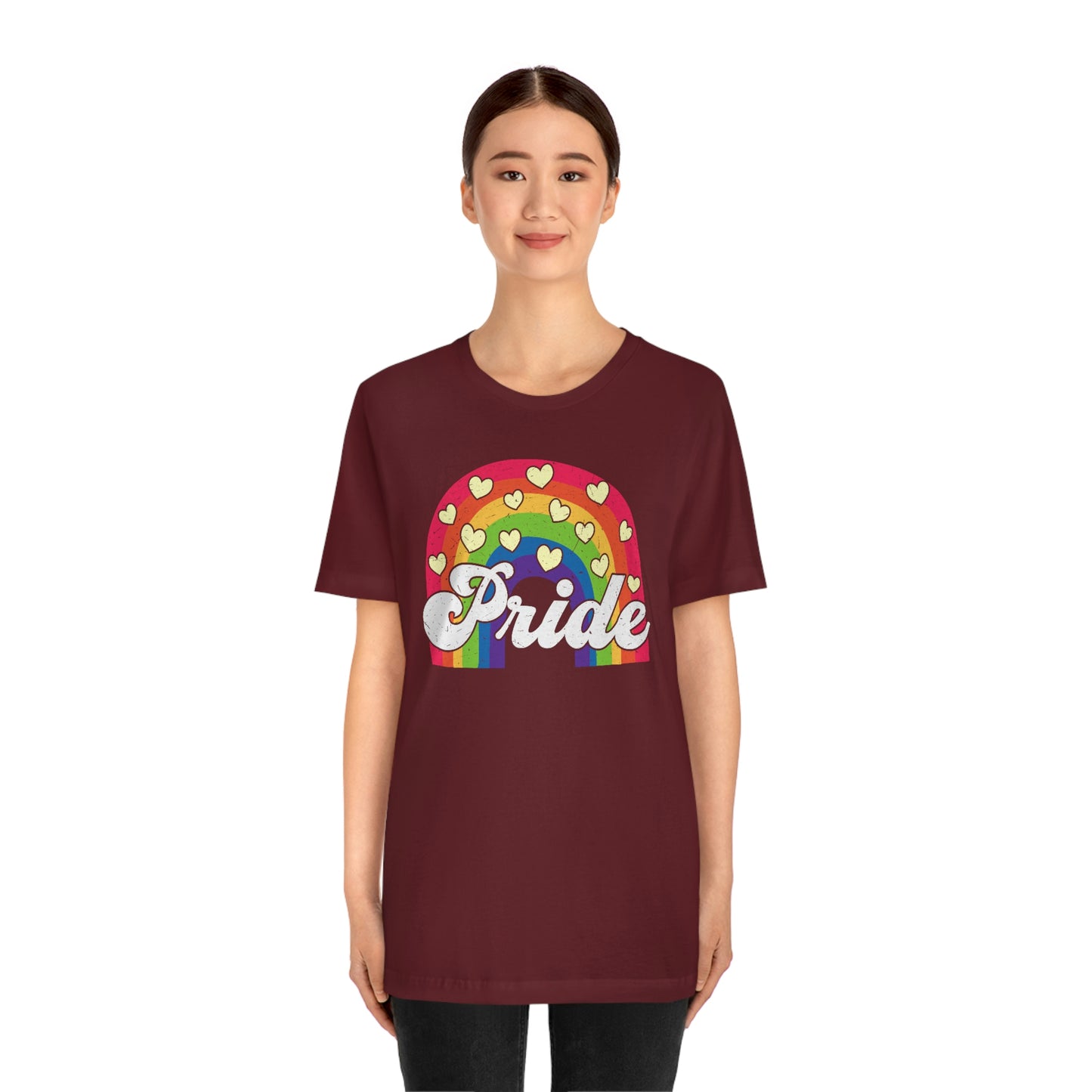 Pride Rainbow LGBTQIA Unisex Jersey Short Sleeve Tee