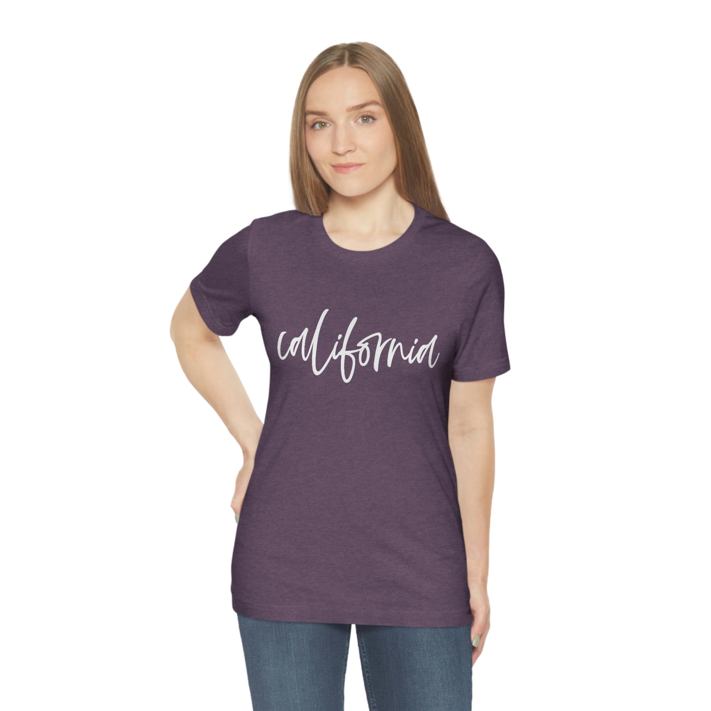 California Script Unisex Jersey Short Sleeve Tee Tshirt T-shirt