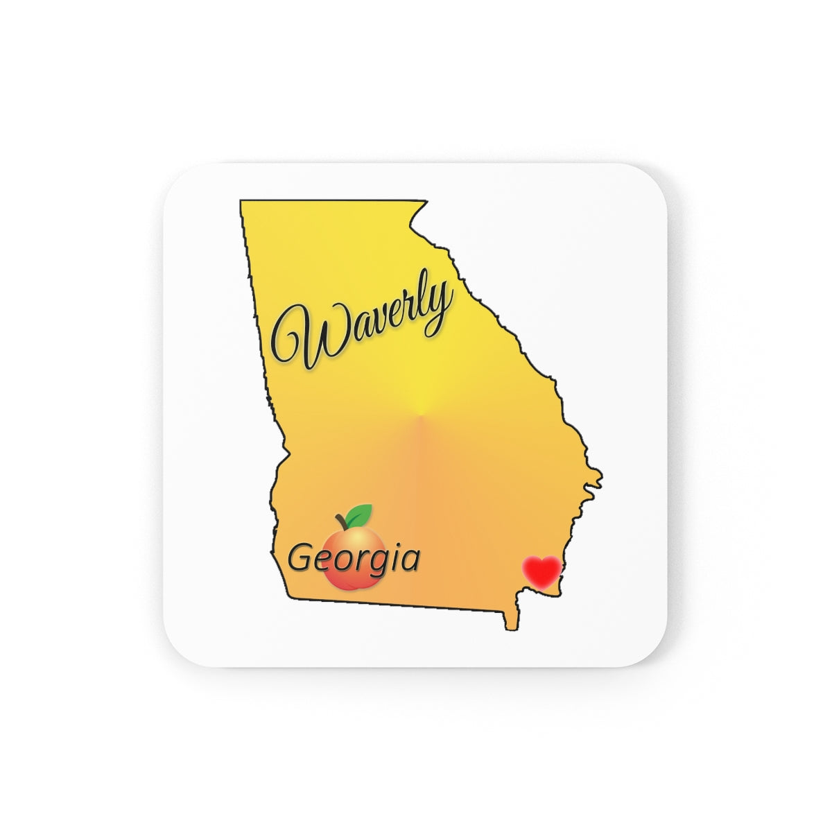 Waverly Georgia Corkwood Coaster Set