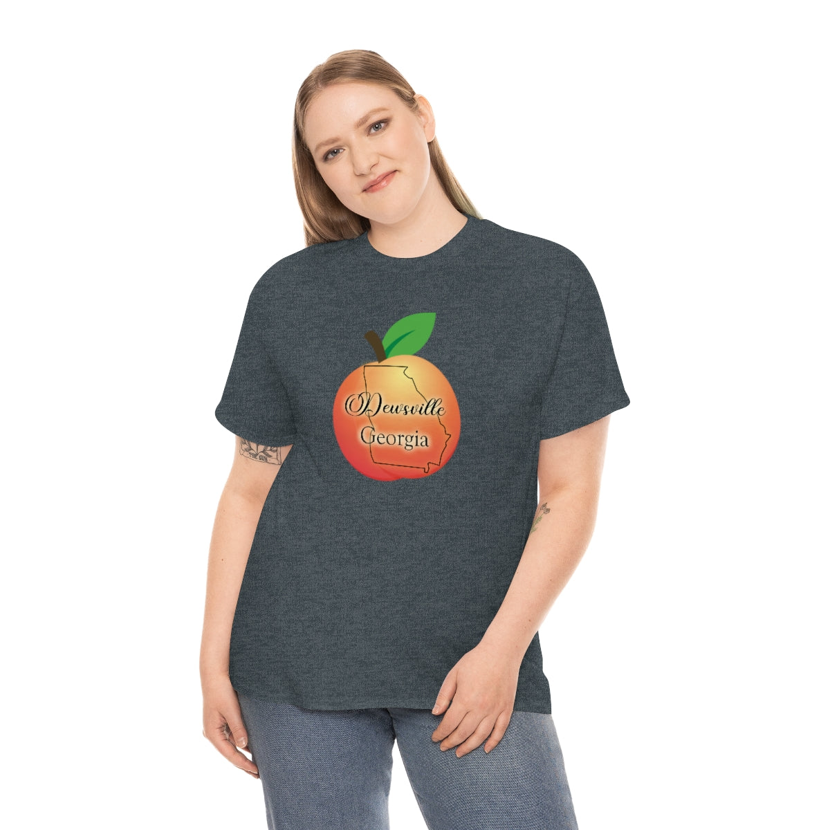 Dewsville Georgia Unisex Heavy Cotton Tee