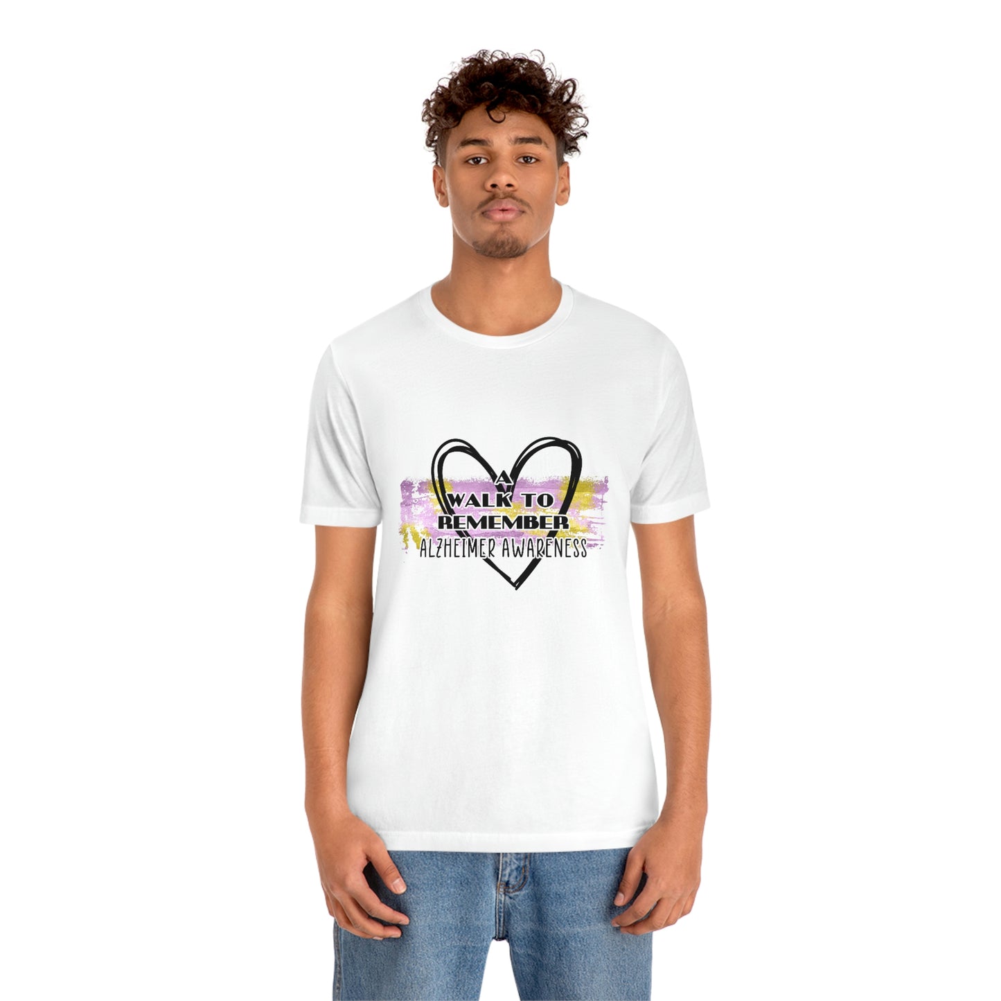 A Walk to Remember Alzheimer Awareness Unisex Jersey Short Sleeve Tee Tshirt T-shirt