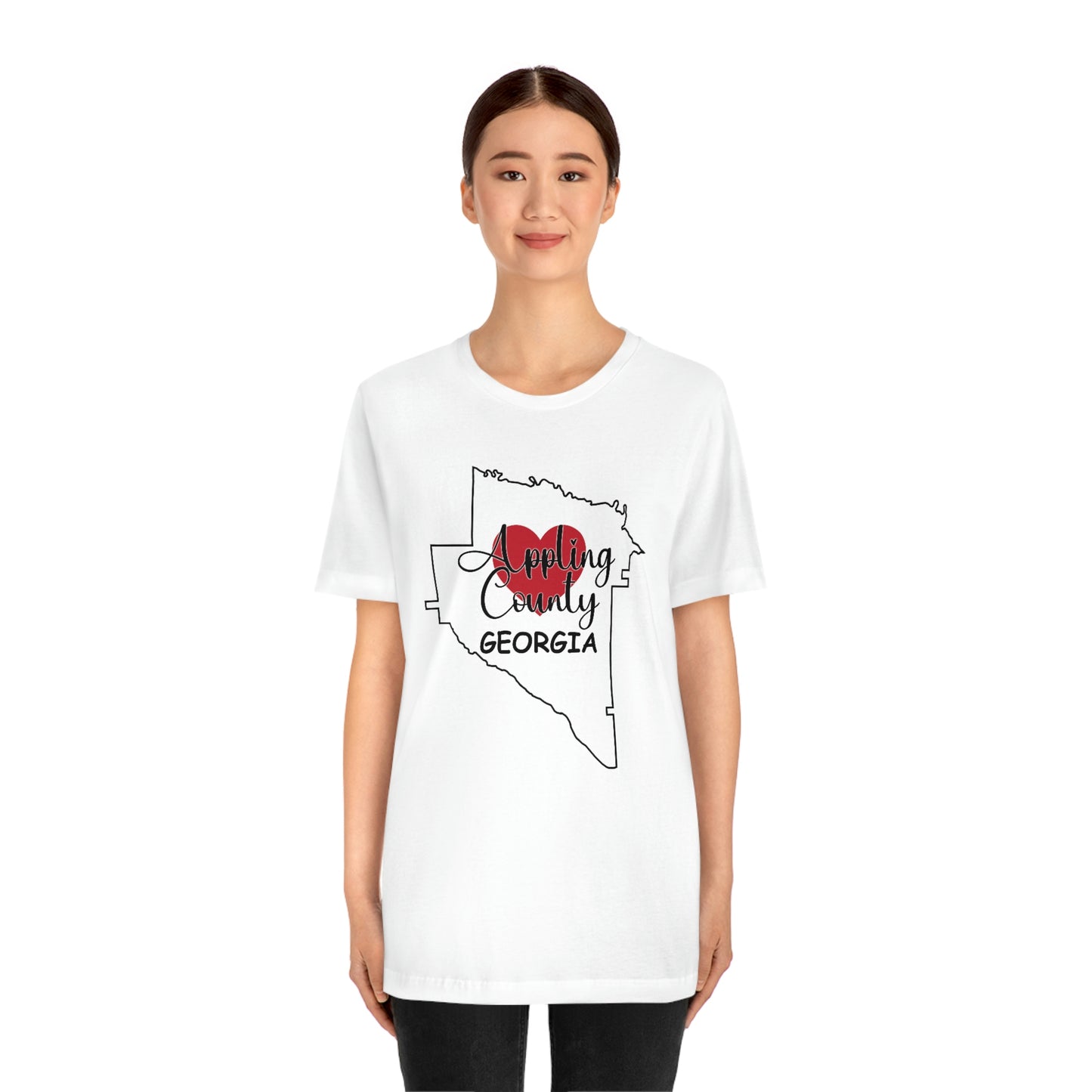 Appling County Georgia Unisex Jersey Short Sleeve Tee