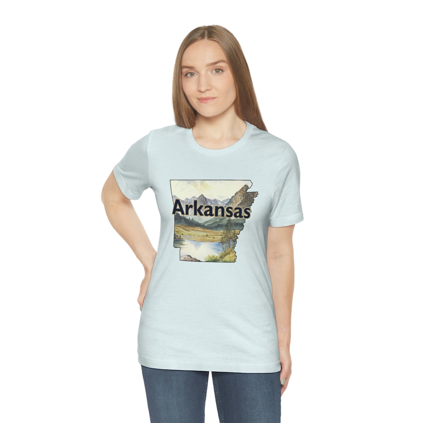 Arkansas Landscape Unisex Jersey Short Sleeve Tee Tshirt T-shirt