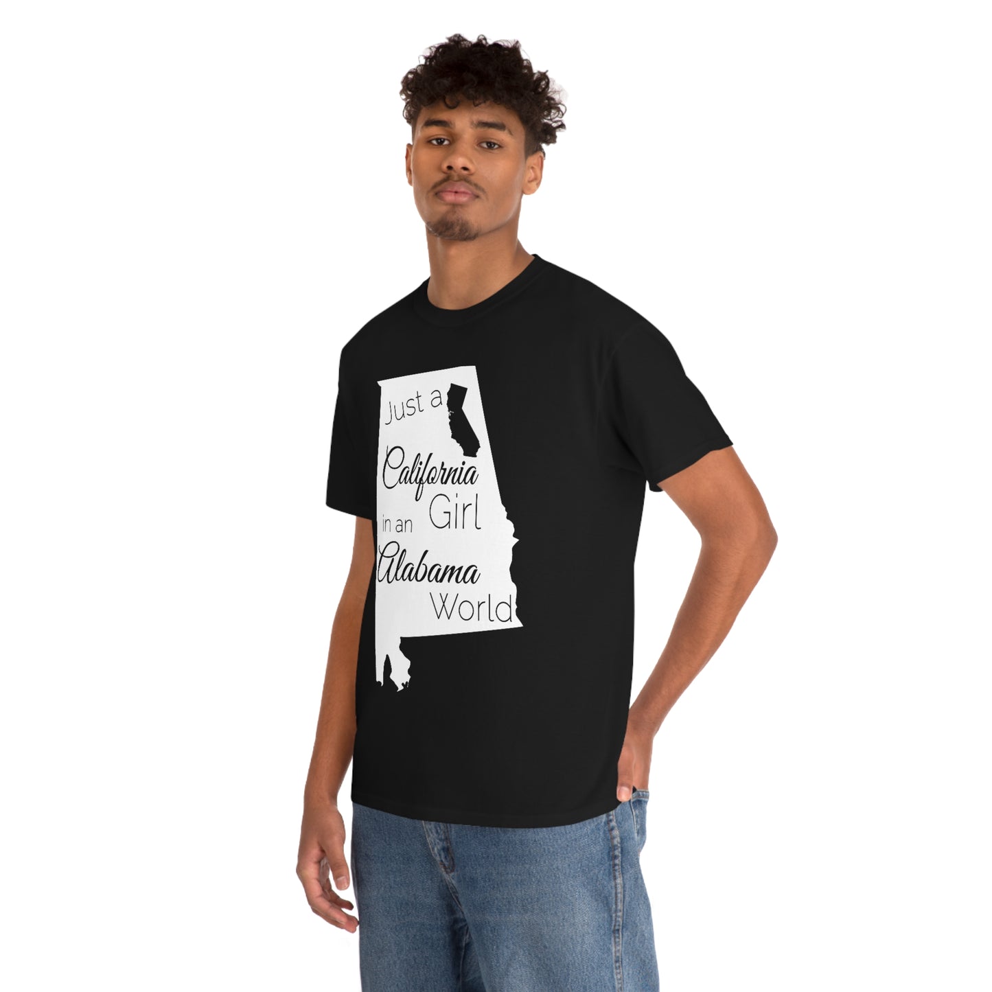 Just a California Girl in an Alabama World Unisex Heavy Cotton Tee