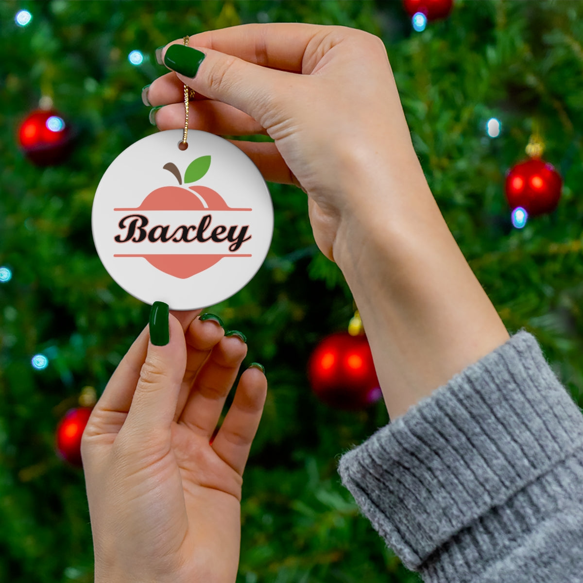 Baxley Georgia Ceramic Ornament, 1-Pack