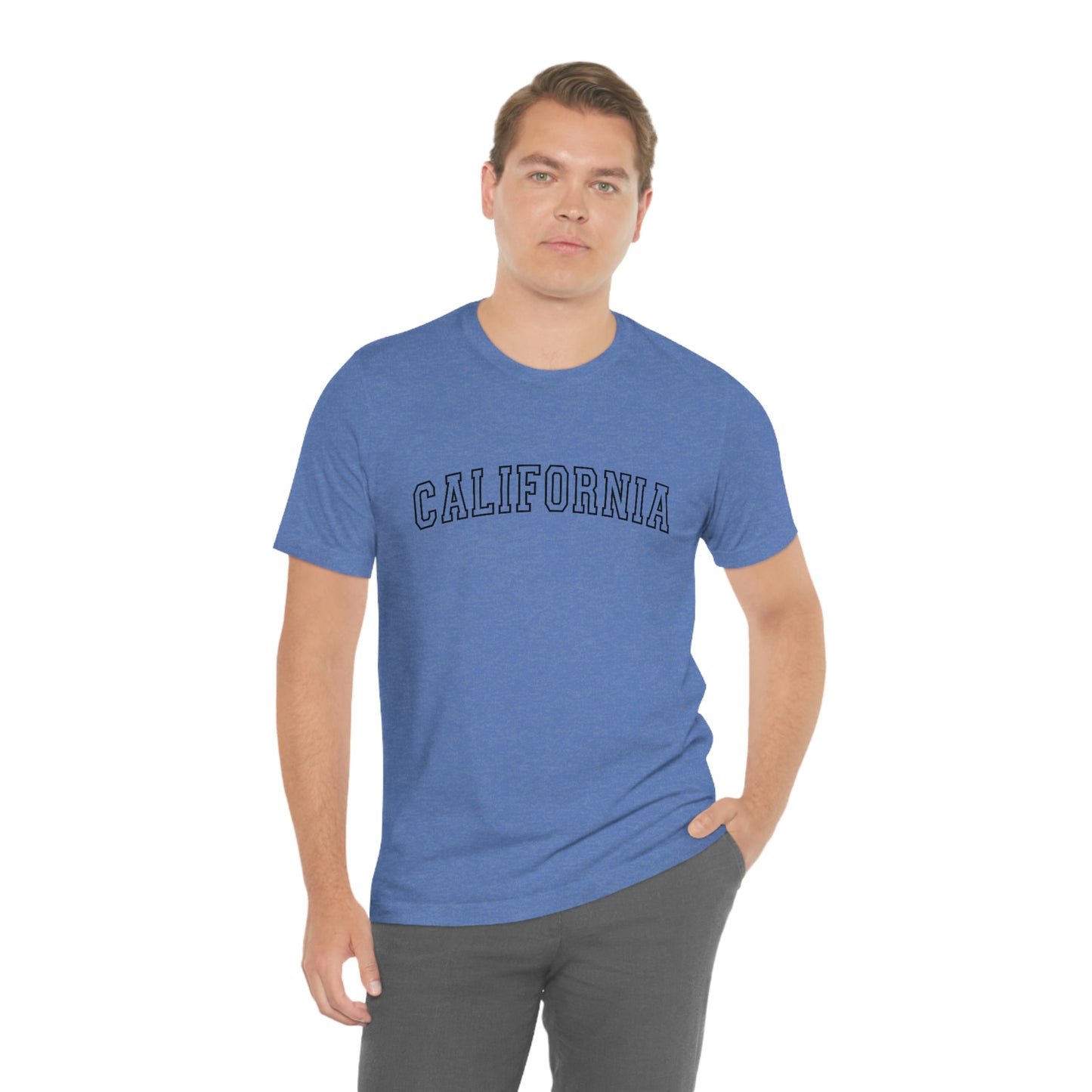 California Arch Varsity Letters Unisex Jersey Short Sleeve Tee Tshirt T-shirt