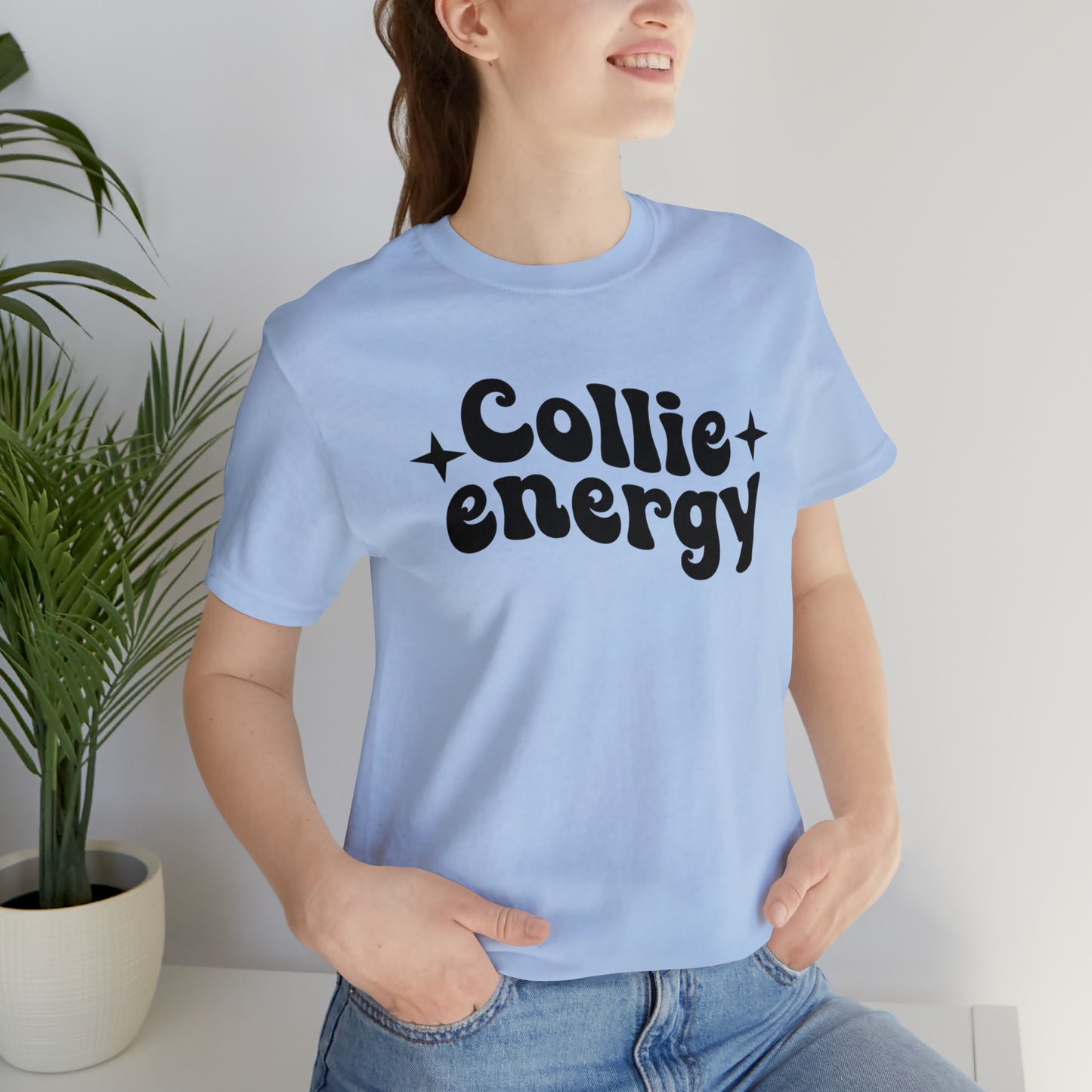 Collie Energy Dog Short Sleeve T-shirt