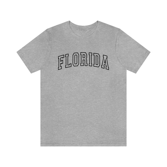 Florida Varsity Letters Arch Short Sleeve T-shirt