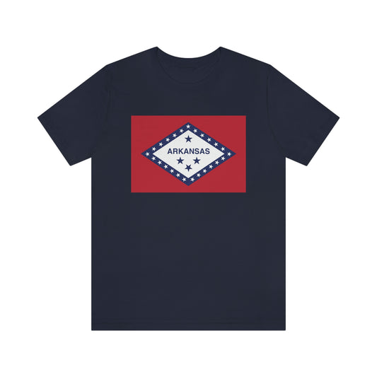 Arkansas Flag Unisex Jersey Short Sleeve Tee Tshirt T-shirt