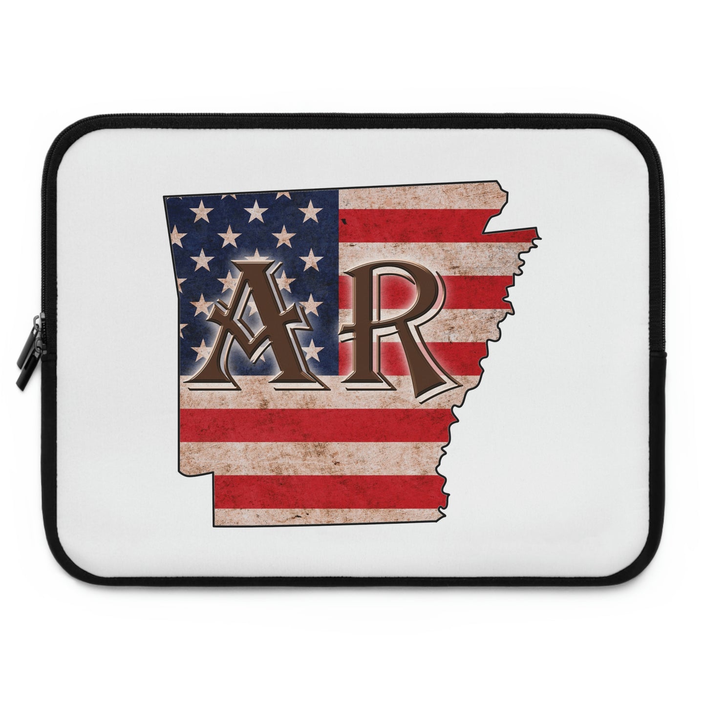 Arkansas US Flag AR Laptop Sleeve