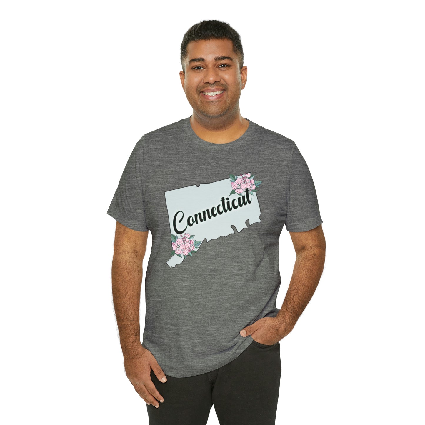Connecticut State Flower Short Sleeve T-shirt