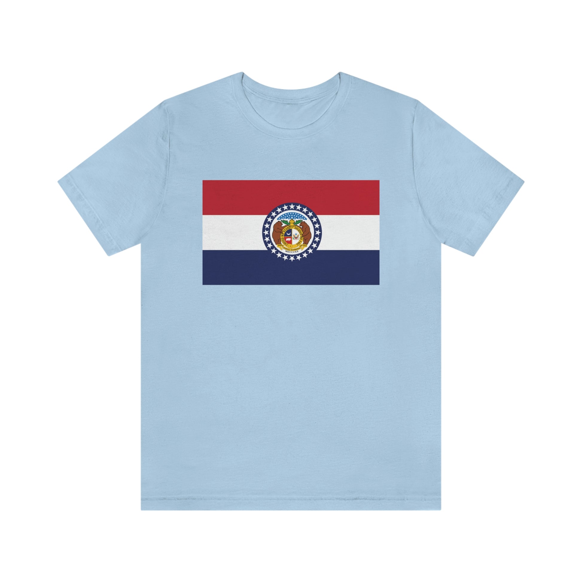 Missouri Flag Unisex Jersey Short Sleeve Tee Tshirt T-shirt