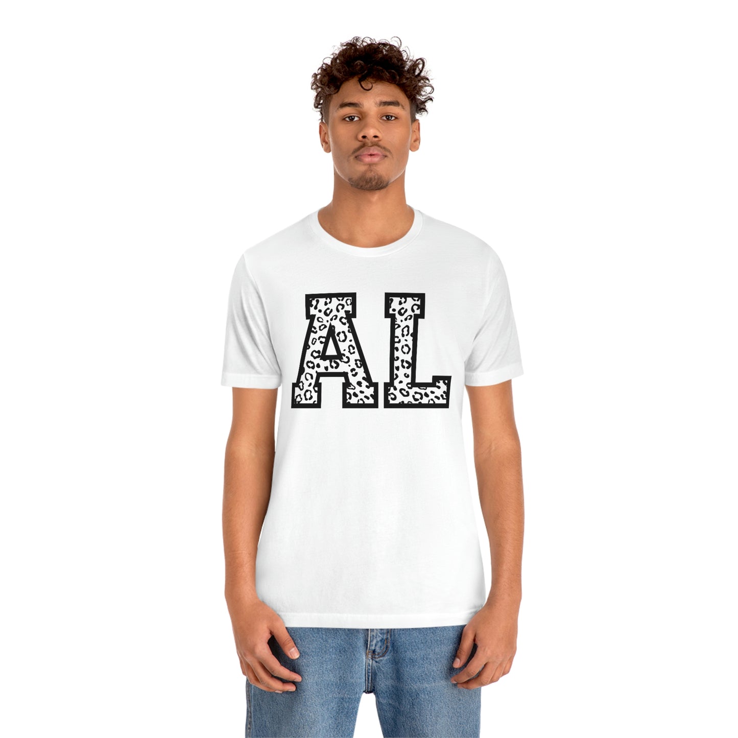 Alabama AL Leopard Unisex Jersey Short Sleeve T-shirt