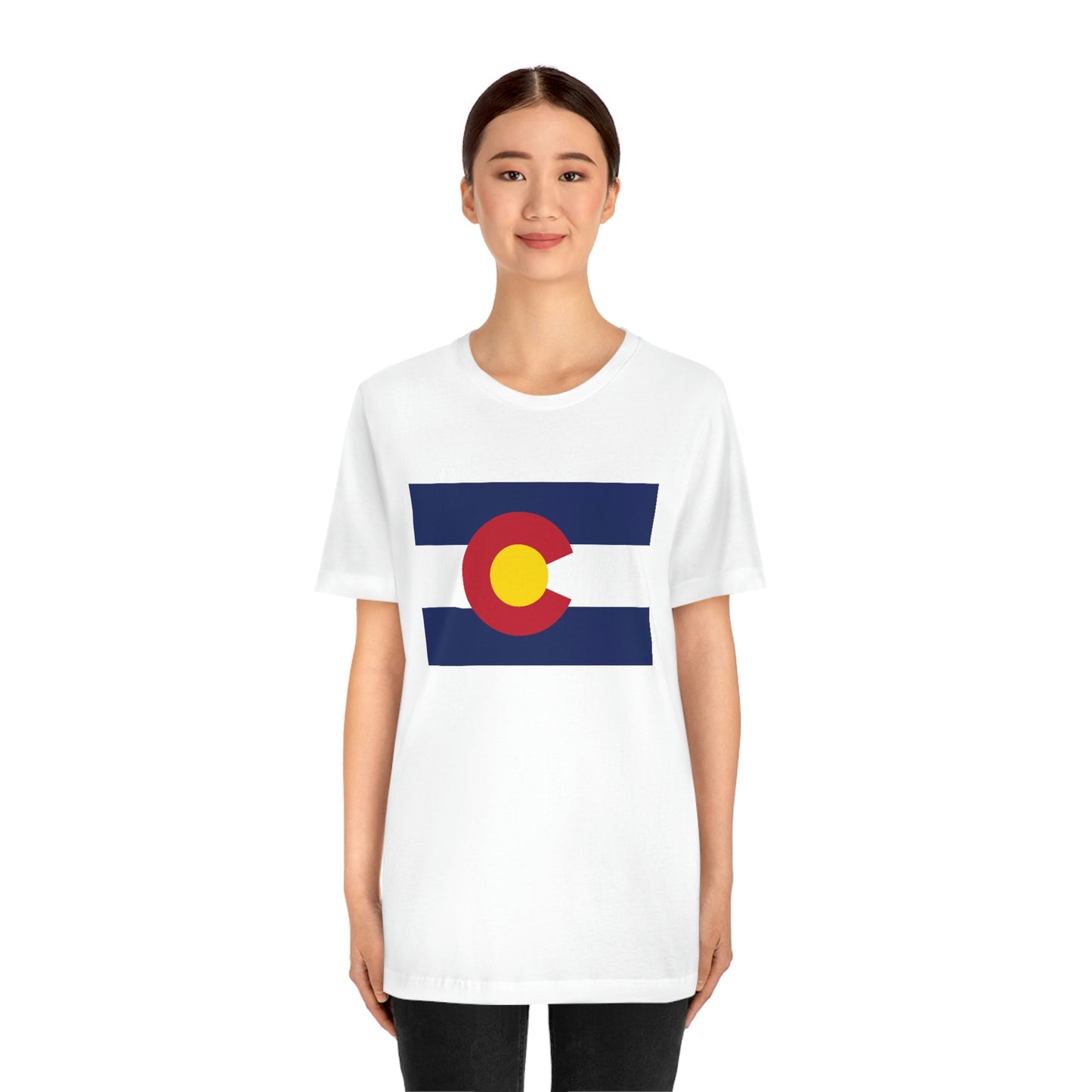 Colorado Flag Unisex Jersey Short Sleeve Tee Tshirt T-shirt