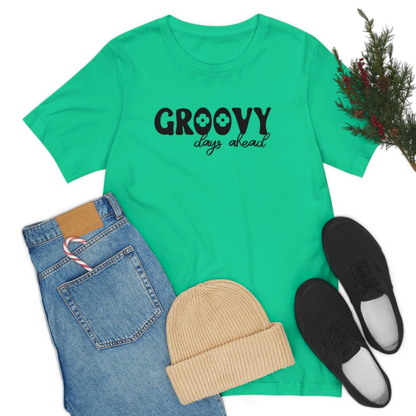 Groovy Days Ahead Unisex Jersey Short Sleeve Tee