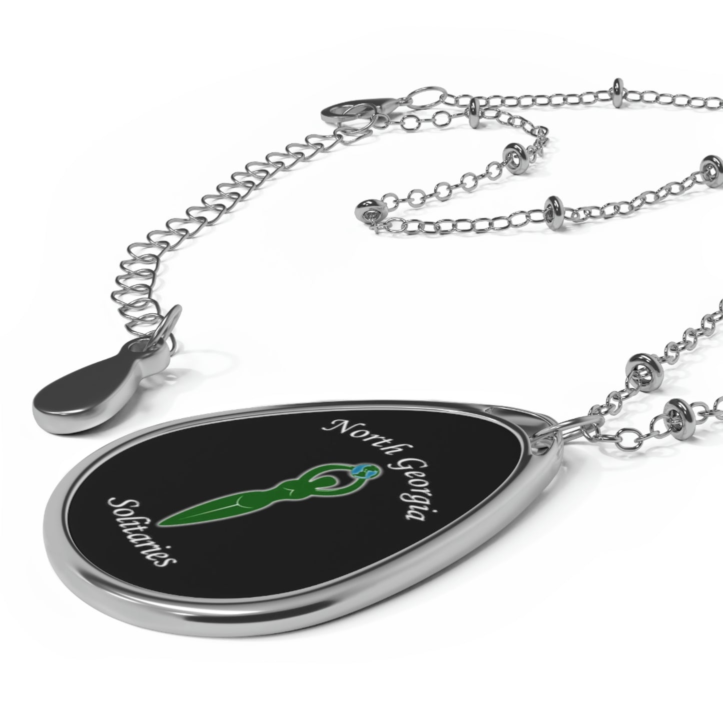 North Georgia Solitaries Oval Necklace