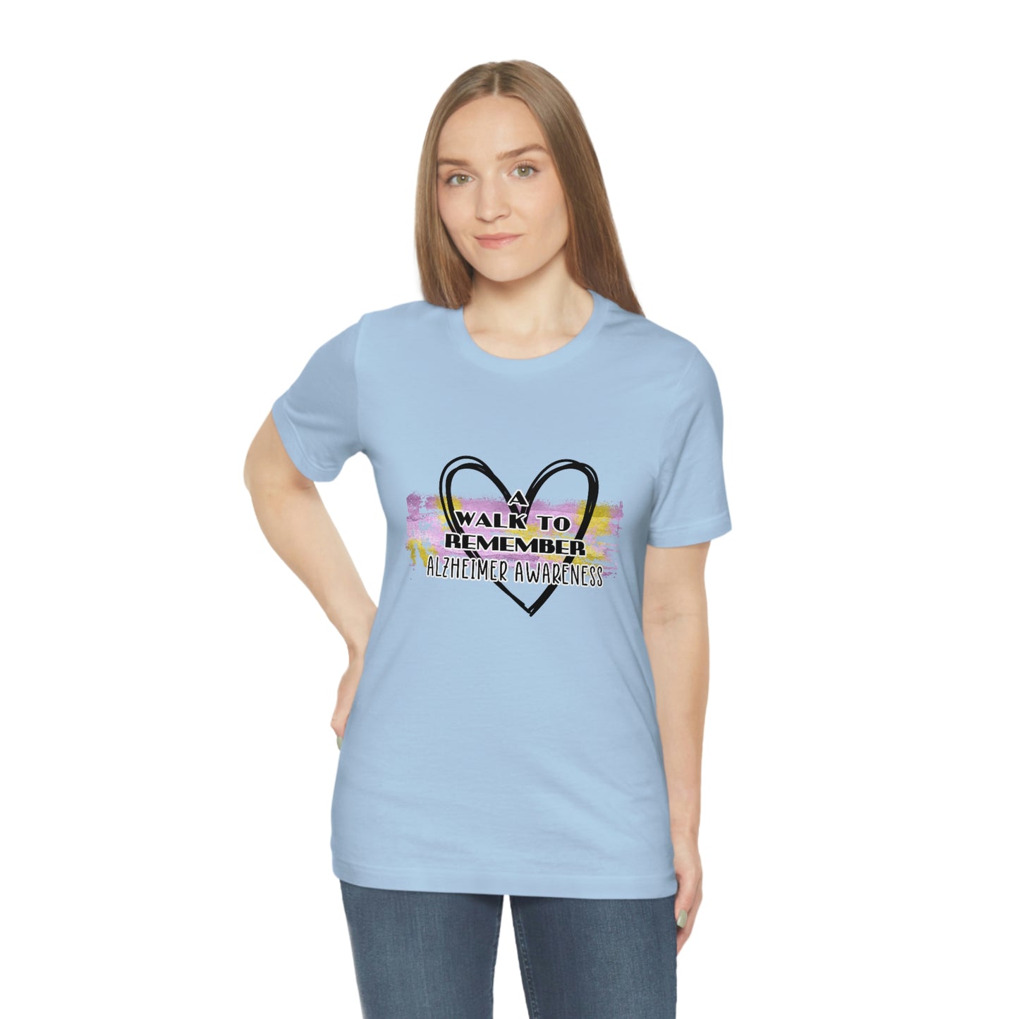 A Walk to Remember Alzheimer Awareness Unisex Jersey Short Sleeve Tee Tshirt T-shirt