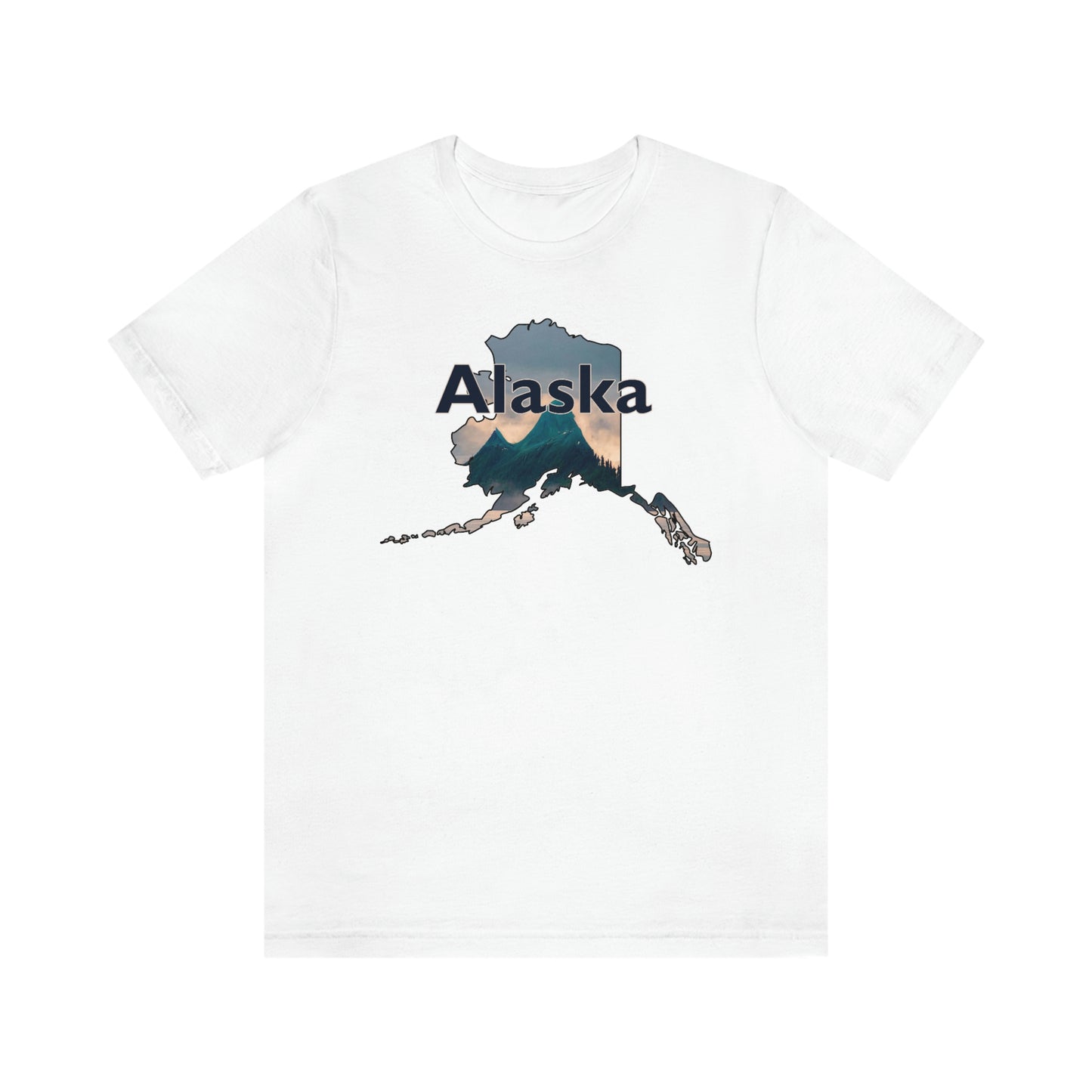 Alaska Mountains Unisex Jersey Short Sleeve T-shirt