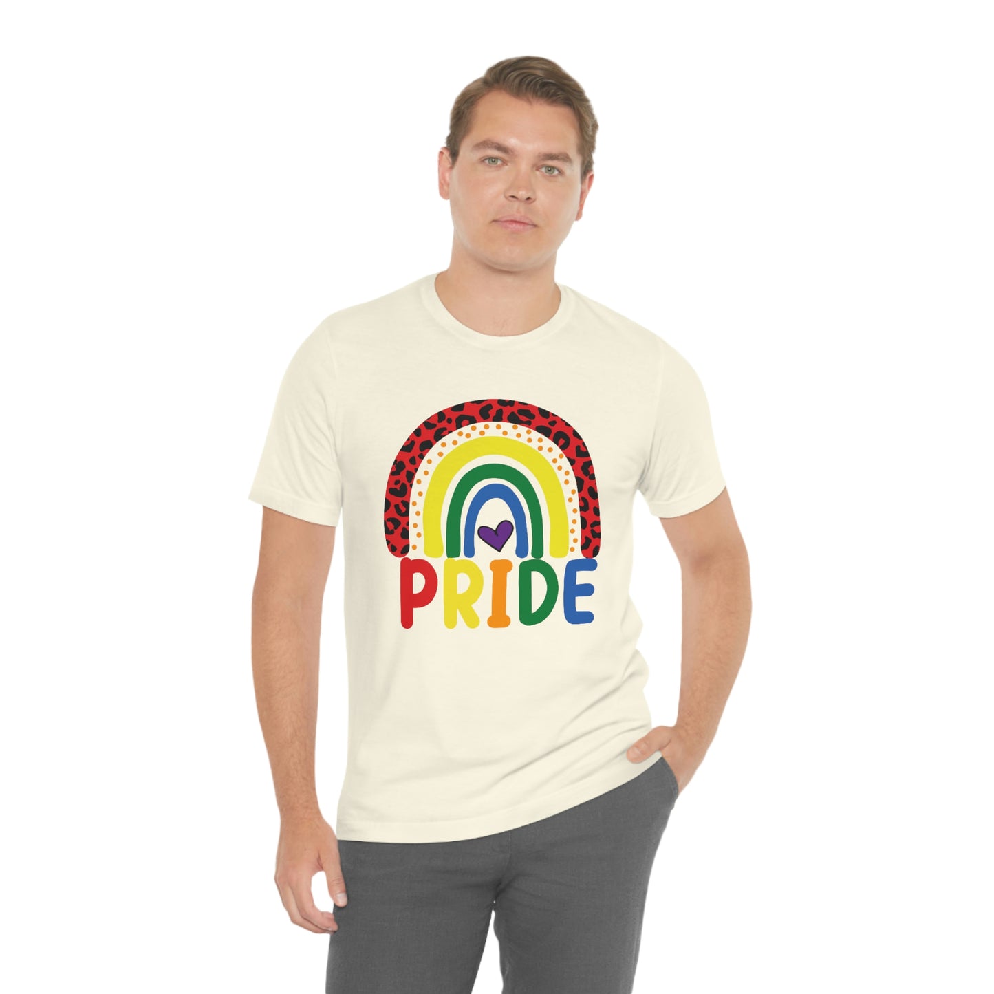LGBTQIA Awareness Pride Print Unisex Jersey Short Sleeve Tee