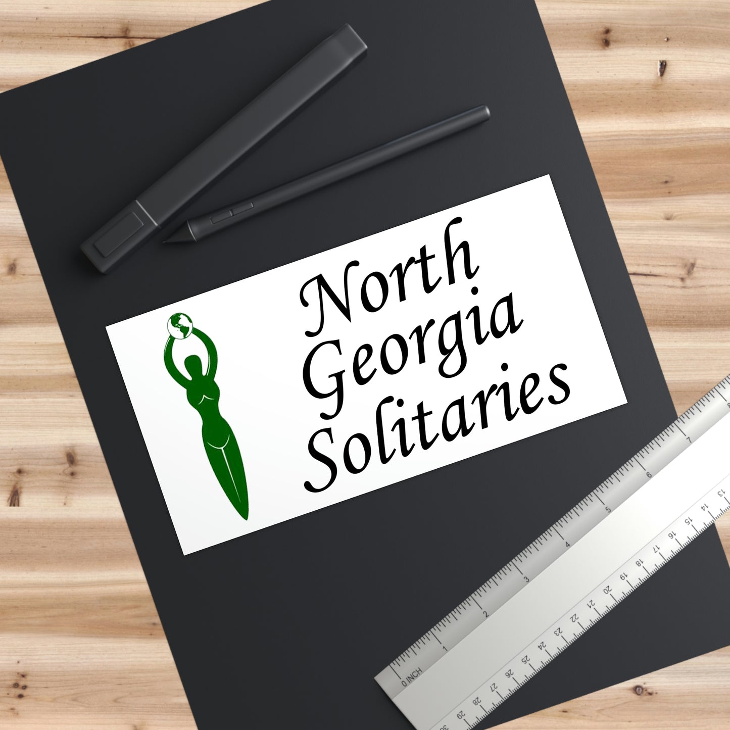 North Georgia Solitaries Bumper Sticker 3 sizes