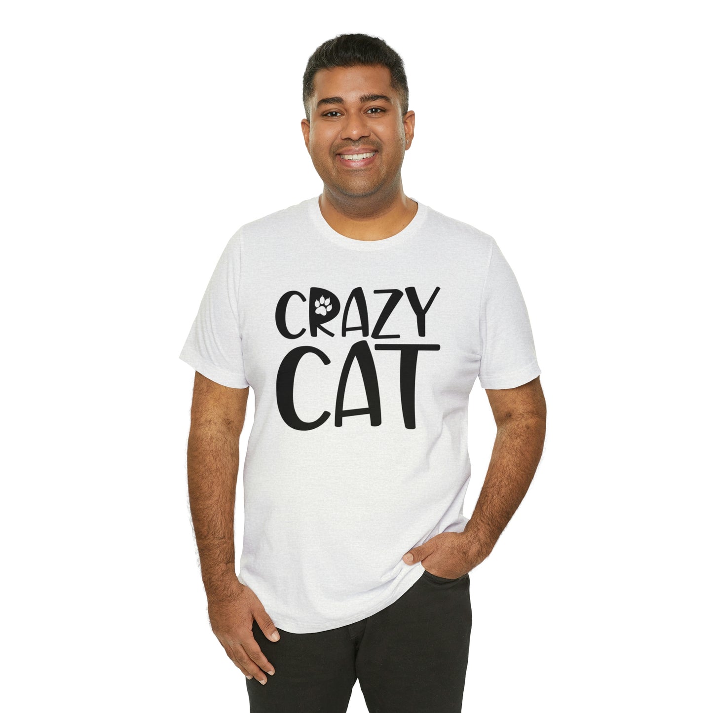 Crazy Cat Short Sleeve T-shirt