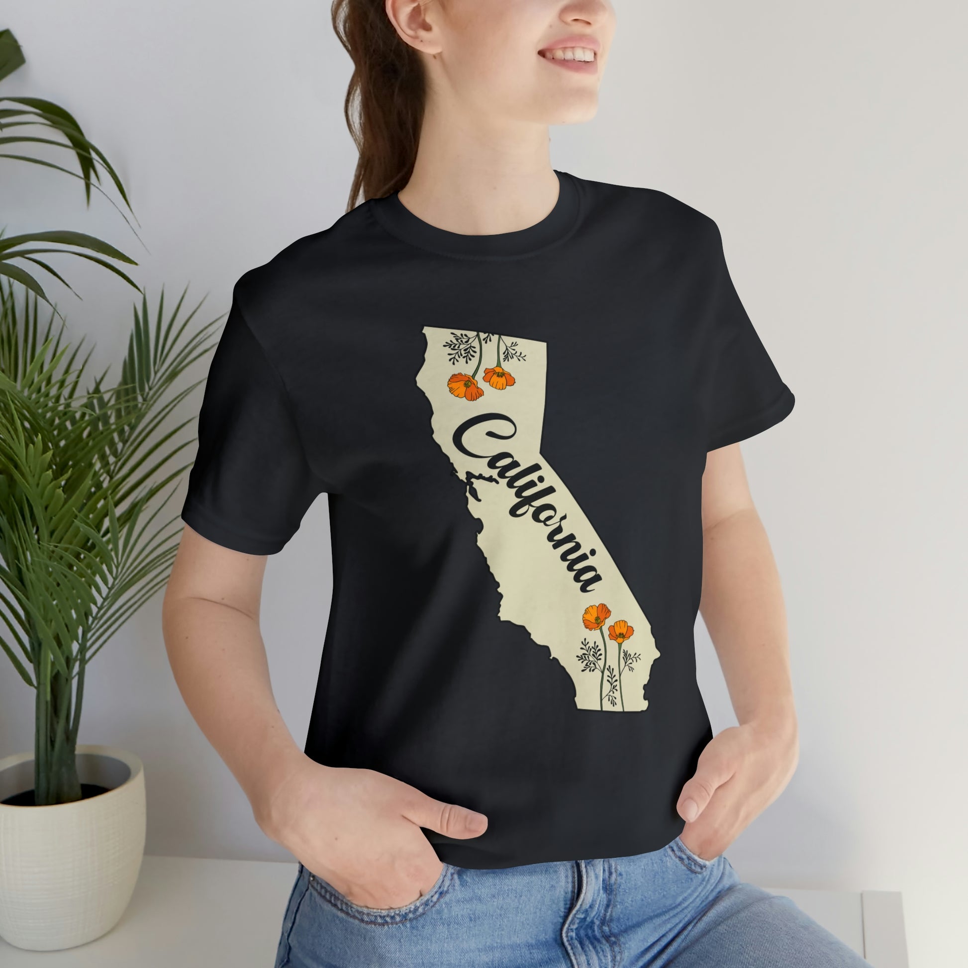 California State Flower Short Sleeve T-shirt