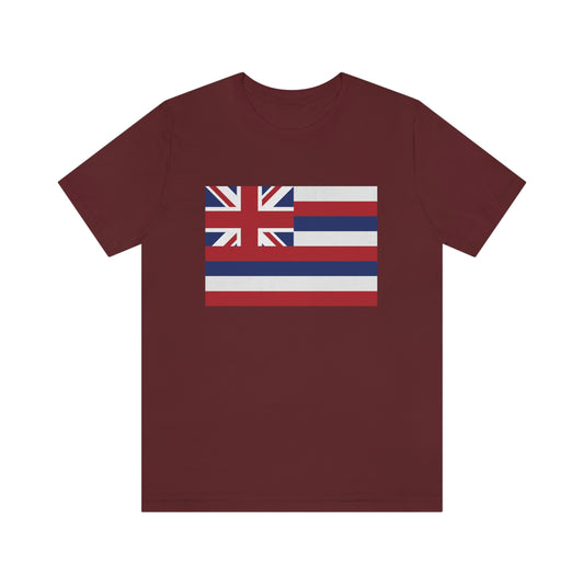 Hawaii Flag Unisex Jersey Short Sleeve Tee Tshirt T-shirt
