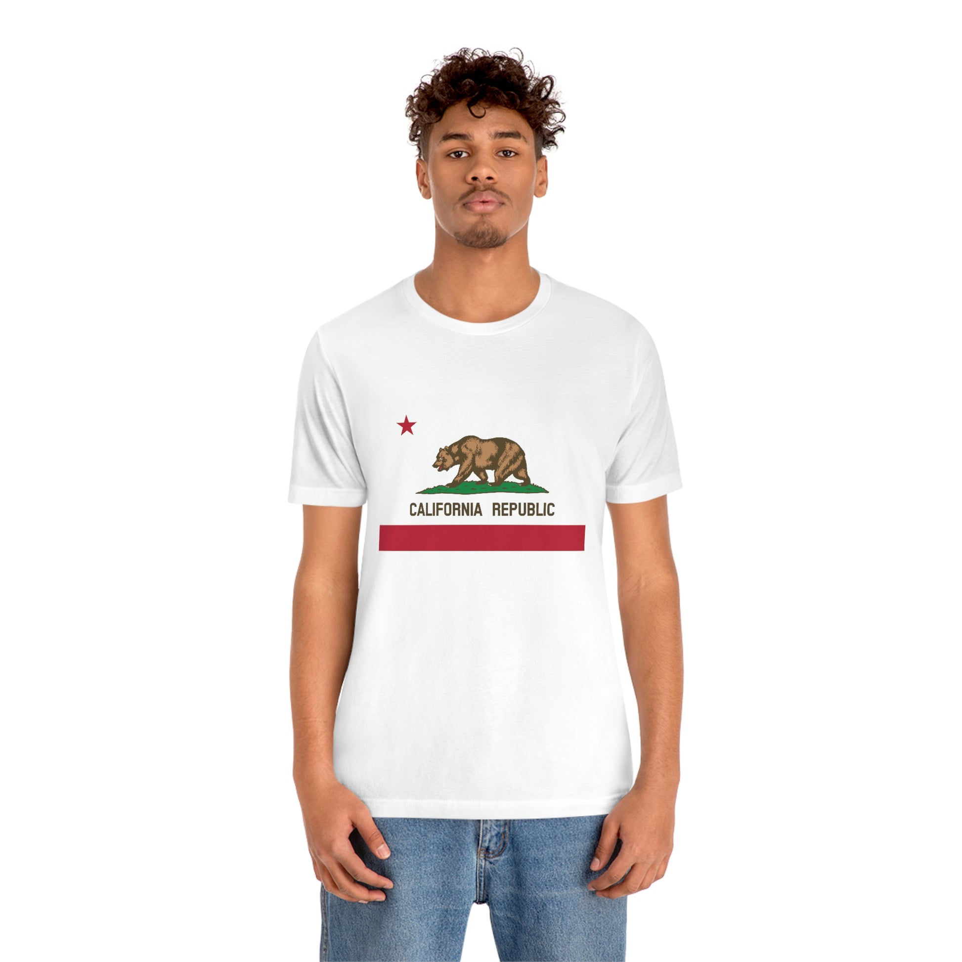 California Flag Unisex Jersey Short Sleeve Tee Tshirt T-shirt