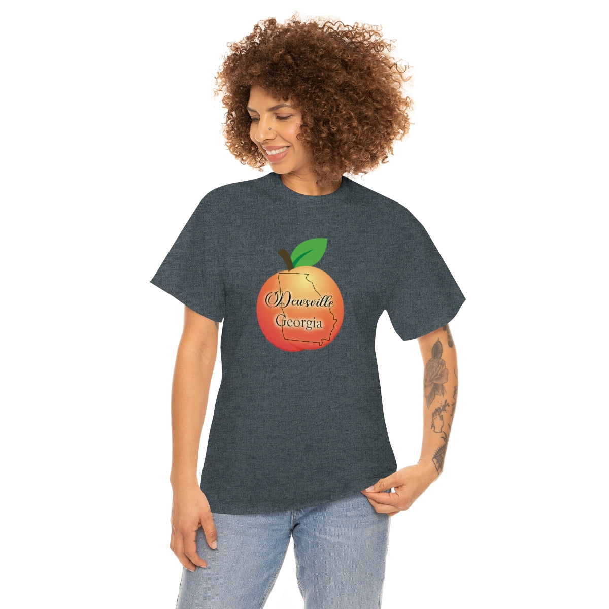 Dewsville Georgia Unisex Heavy Cotton Tee