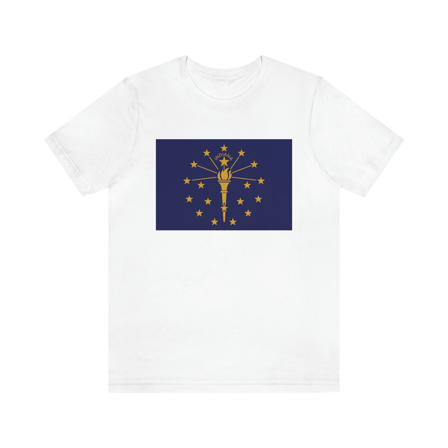 Indiana Flag Unisex Jersey Short Sleeve Tee Tshirt T-shirt