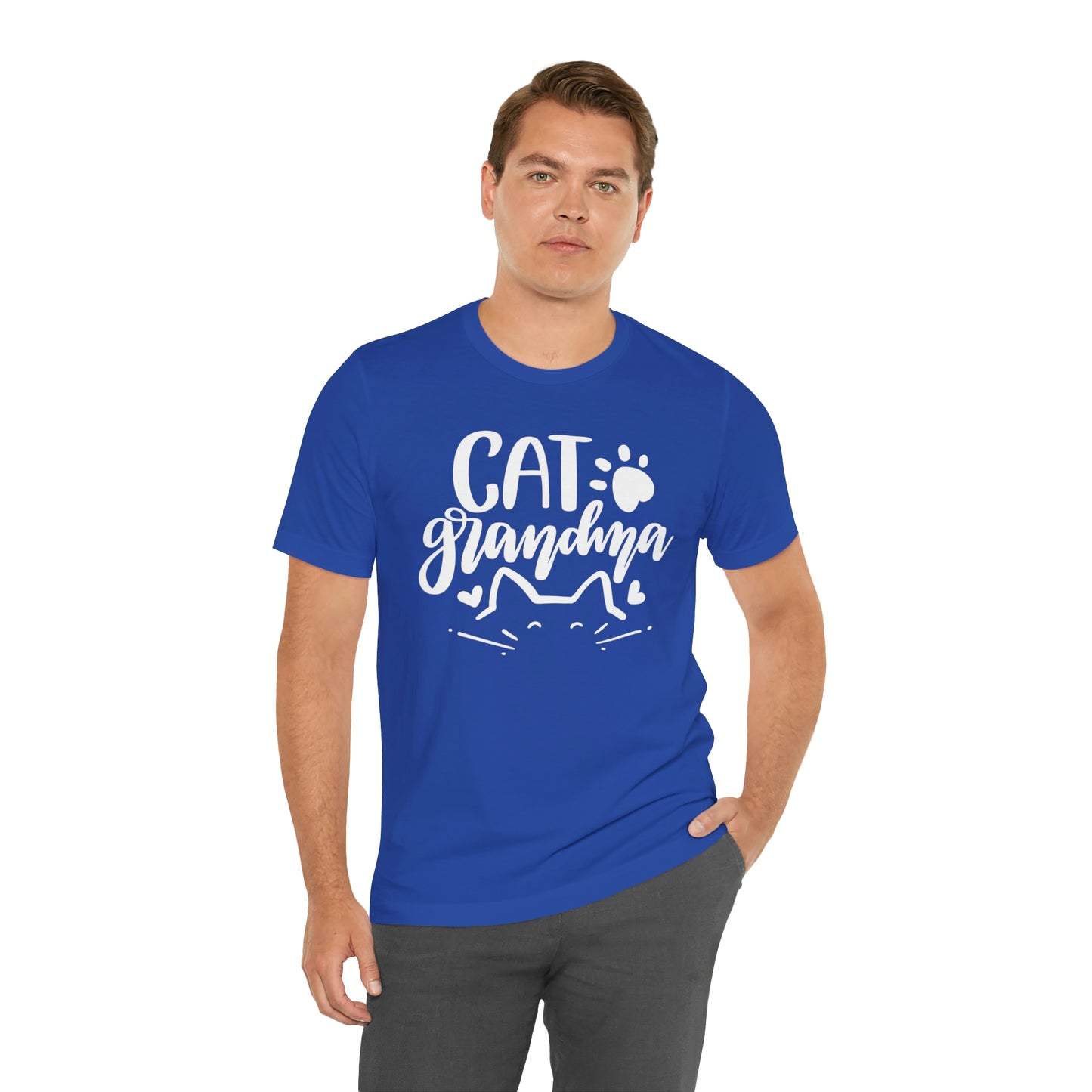 Cat Grandma Short Sleeve T-shirt
