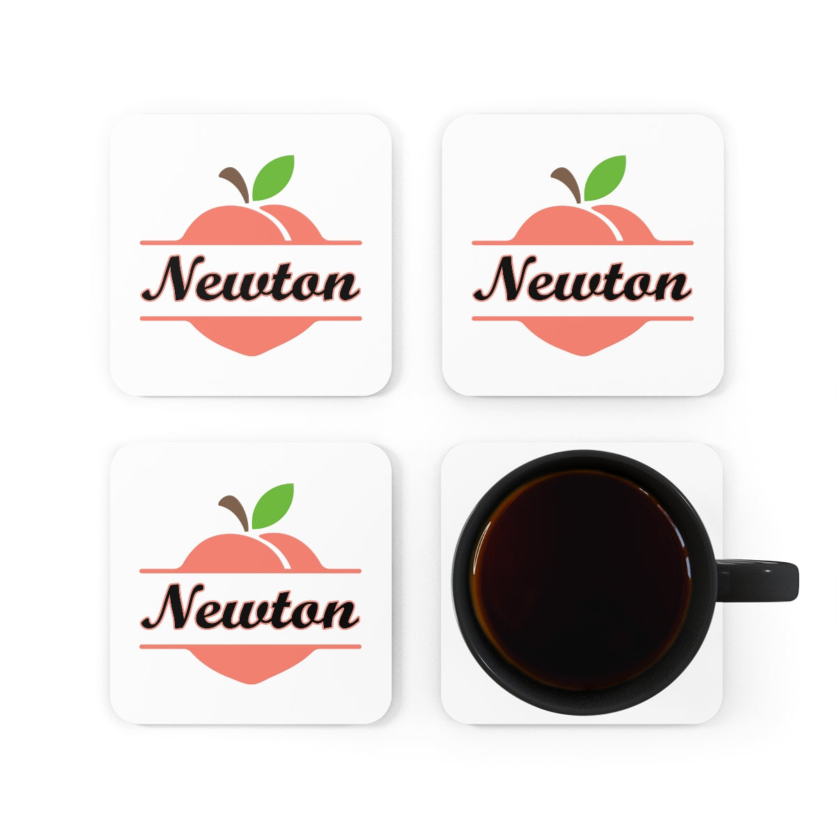 Newton Georgia Corkwood Coaster Set