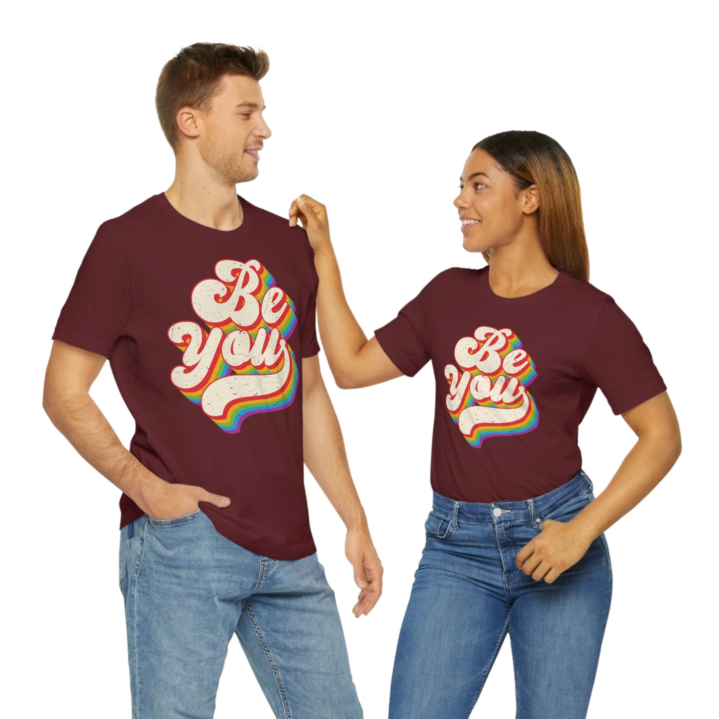 Be You LGBTQIA Unisex Jersey Short Sleeve Tee
