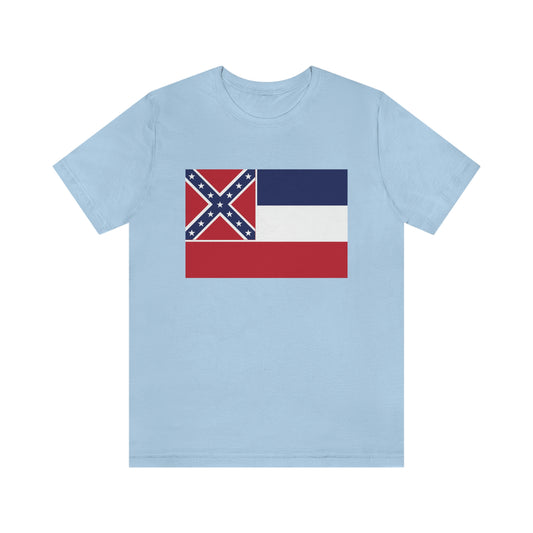 Mississippi Flag Unisex Jersey Short Sleeve Tee Tshirt T-shirt