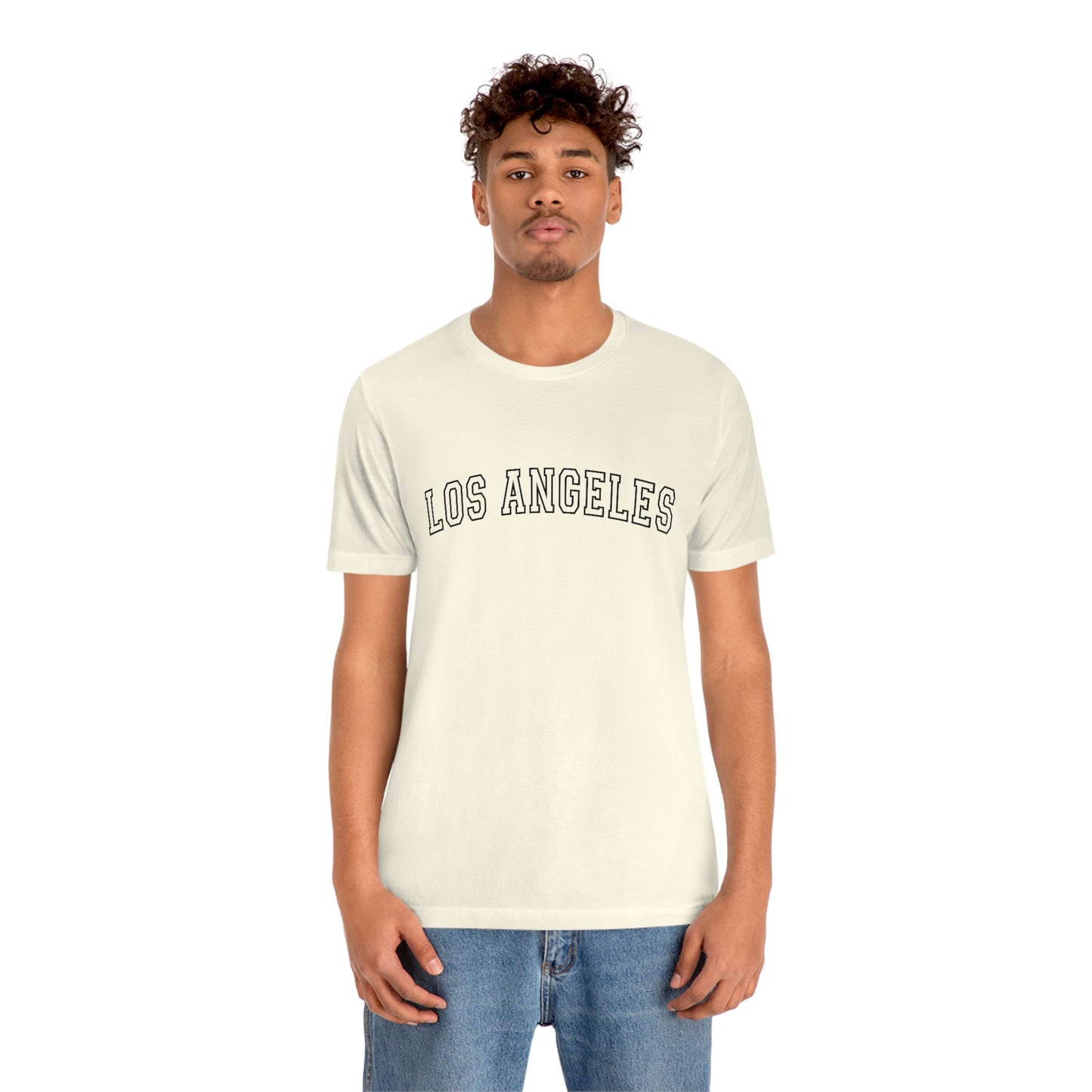 Los Angeles Varsity Letters Arch Unisex Jersey Short Sleeve Tee Tshirt T-shirt
